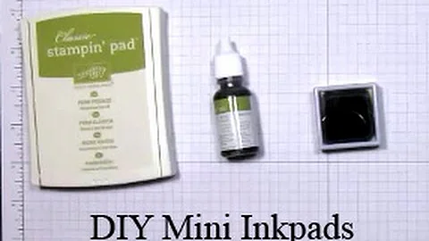 DIY Mini Inkpads with Stampin'Up Reinkers by Jeane...