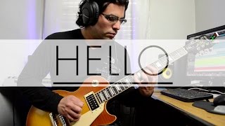 Adele Hello Electric Guitar Cover by Ivo Cabrera chords