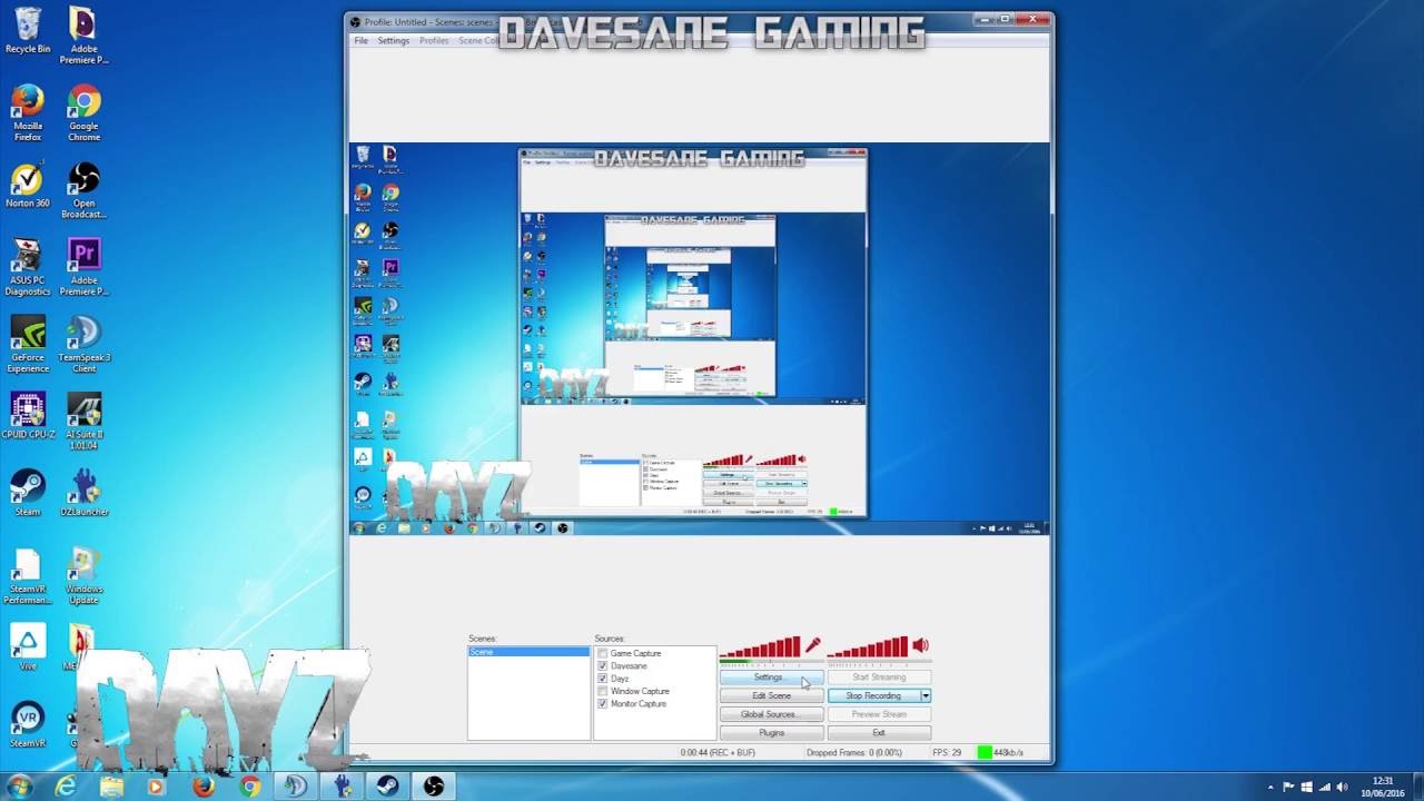 OBS Best Recording Settings For 1080p And 60 Fps 2016 YouTube