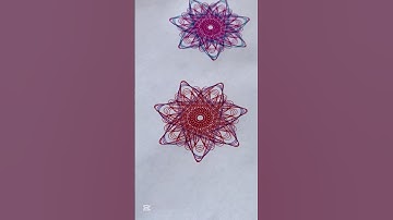 Beautiful Spirograph 🔥 #impossible #noise #satisfying #pattern #shorts #relaxing #spiroart