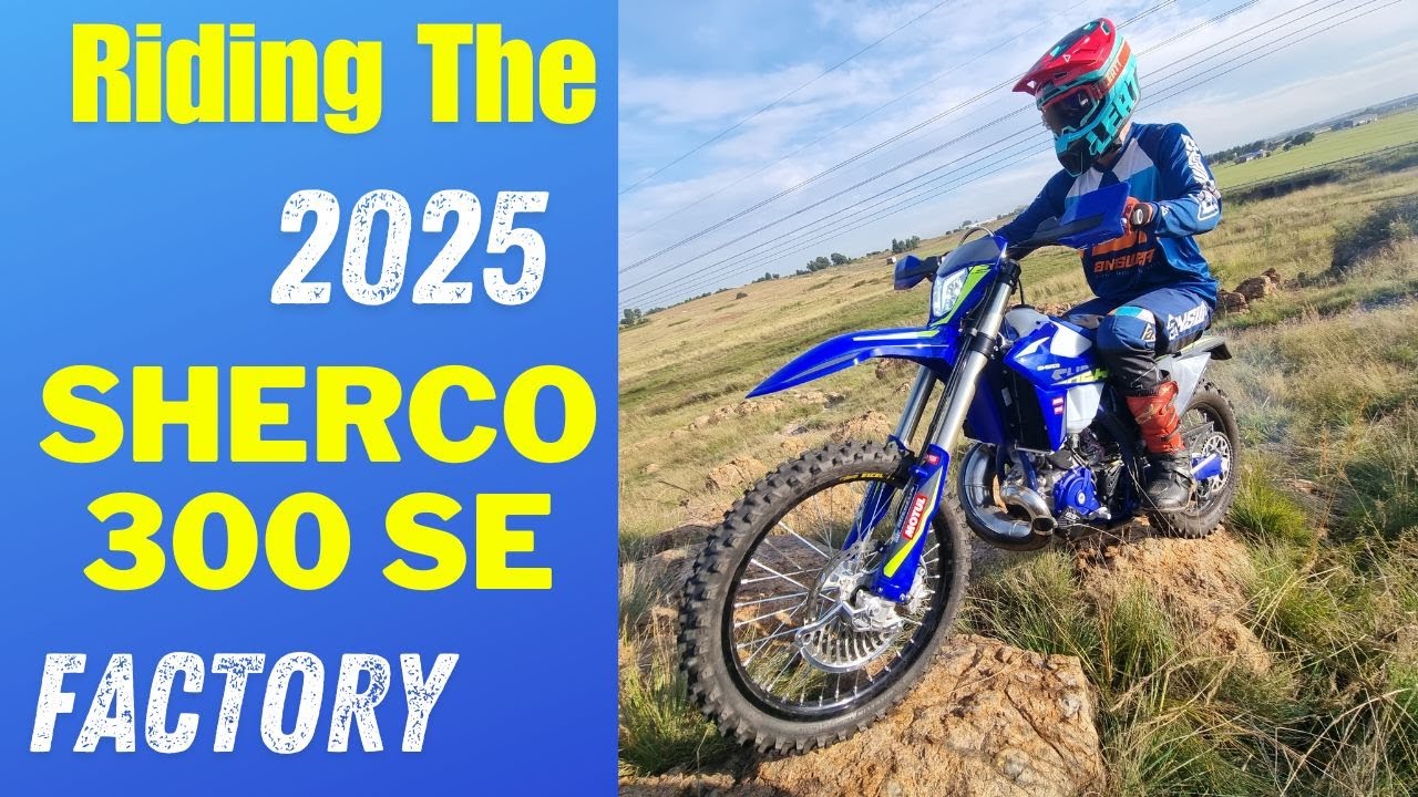 Riding the 2025 Sherco 300 SE Factory