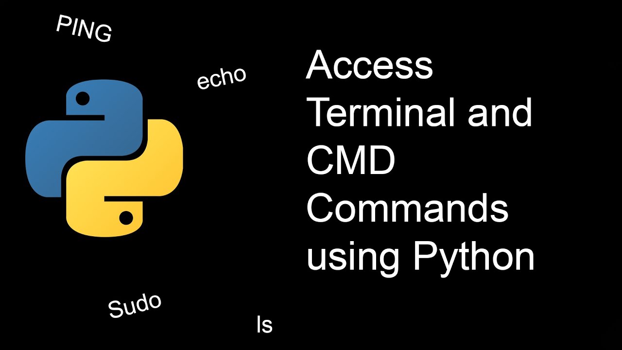 Access Terminal and CMD Commands Output using Python - YouTube