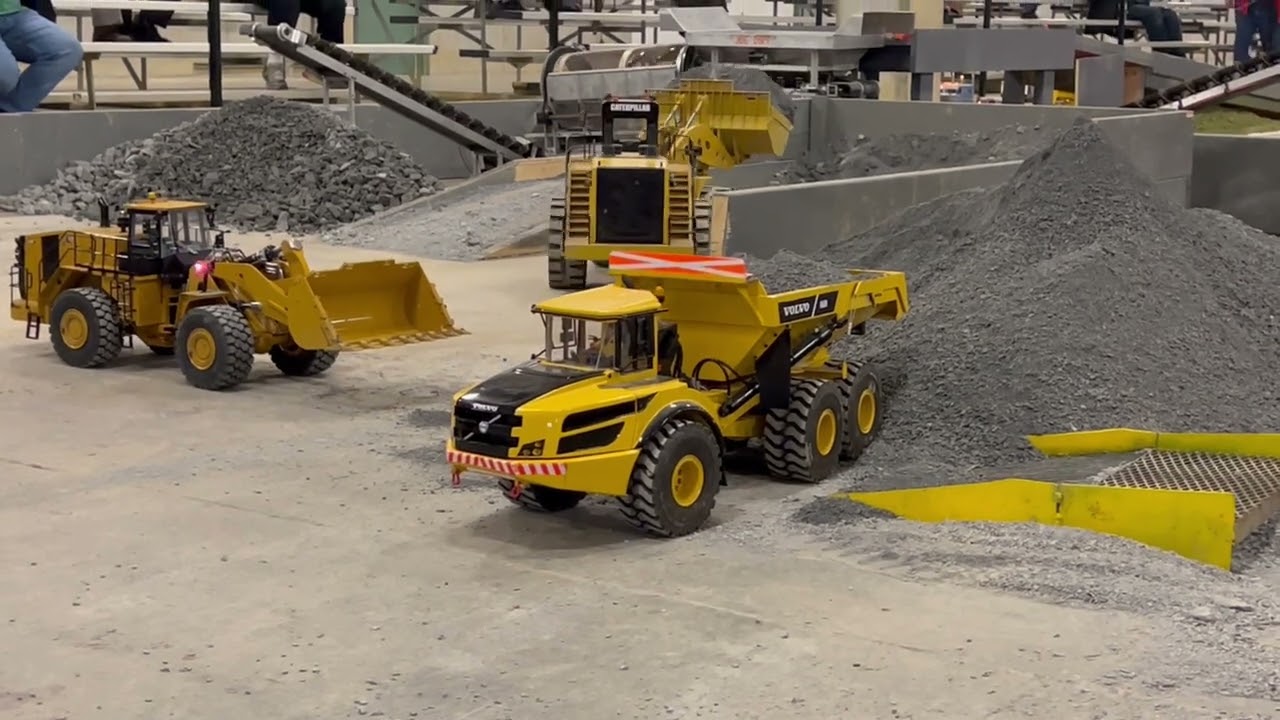 #7 CABIN FEVER 2023 | CAT 993K  & K988 Kabolite Loader & Volvo A60H ADT RC gravel loading