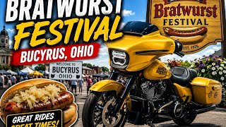 Riding to Bucyrus Bratwurst Festival 2026!