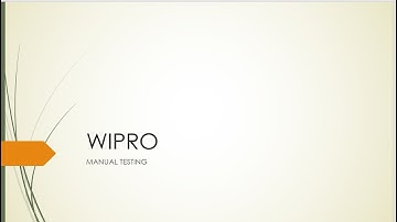 Wipro Manual Testing Interview Questions