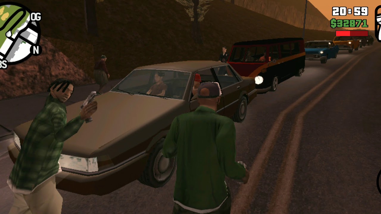 GRAND THEFT AUTO san andreas -Mobile gameplay game | San andreas Mobile ...