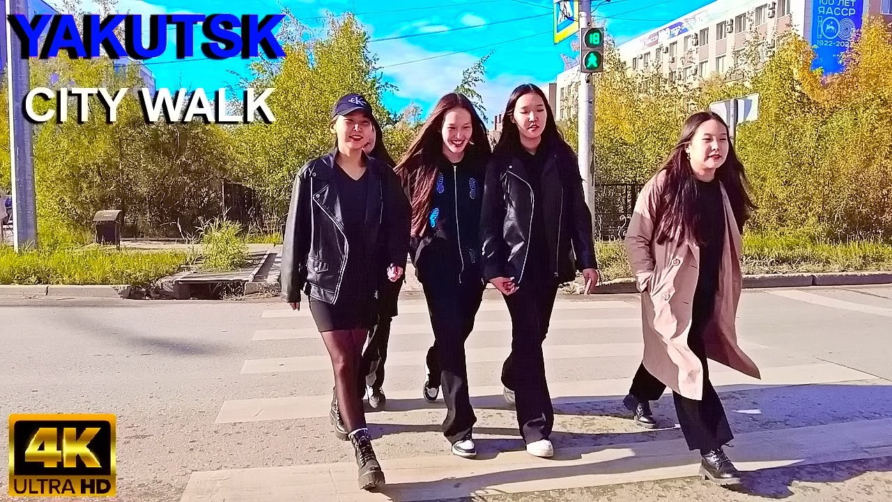 (4K) YAKUTSK CITY WALK | 09.09.2022 | +13 °C | ЯКУТСК