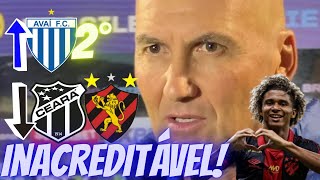 😱INACREDITÁVEL: AVAÍ É 2º LUGAR NA SÉRIE B| ❌CEARÁ SAIU DO G-4|❌PEDRO LIMA FORA DE SPORT X PAYSANDU