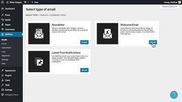 Sending welcome emails automatically to new signups in WordPress