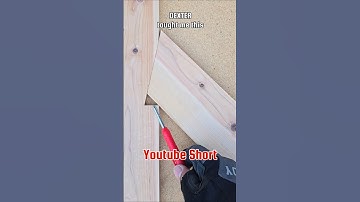 GENIUS CARPENTER EASY LAYOUT | woodworking ideas #shorts #tips #woodworking