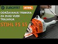 Stihl FS 55 / FS 55R Trimer Uputstva o rukovanju i održavanju / Filter zraka, mješavina,glava, ručke