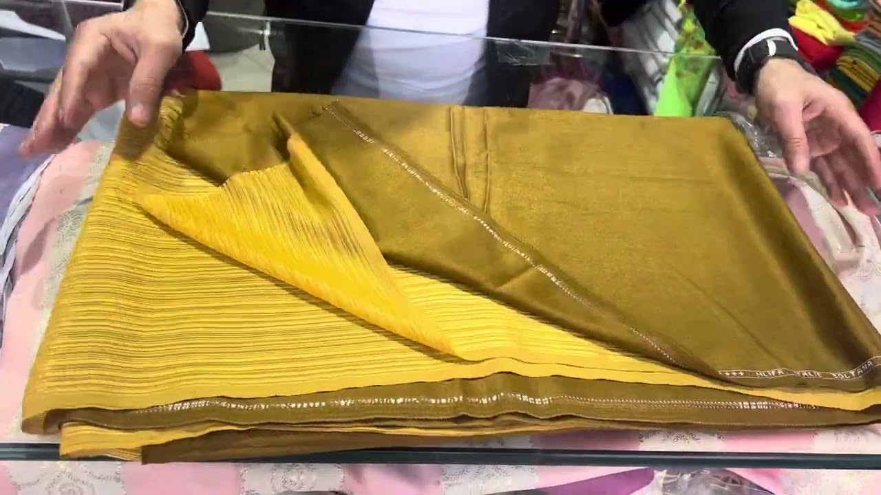 أثواب جيجي الجديد جلابة رمضان ان شاء الله مليفة + مسلين حرير إغزي ألوان  والثمن غير 300 درهم 🏃‍♀️