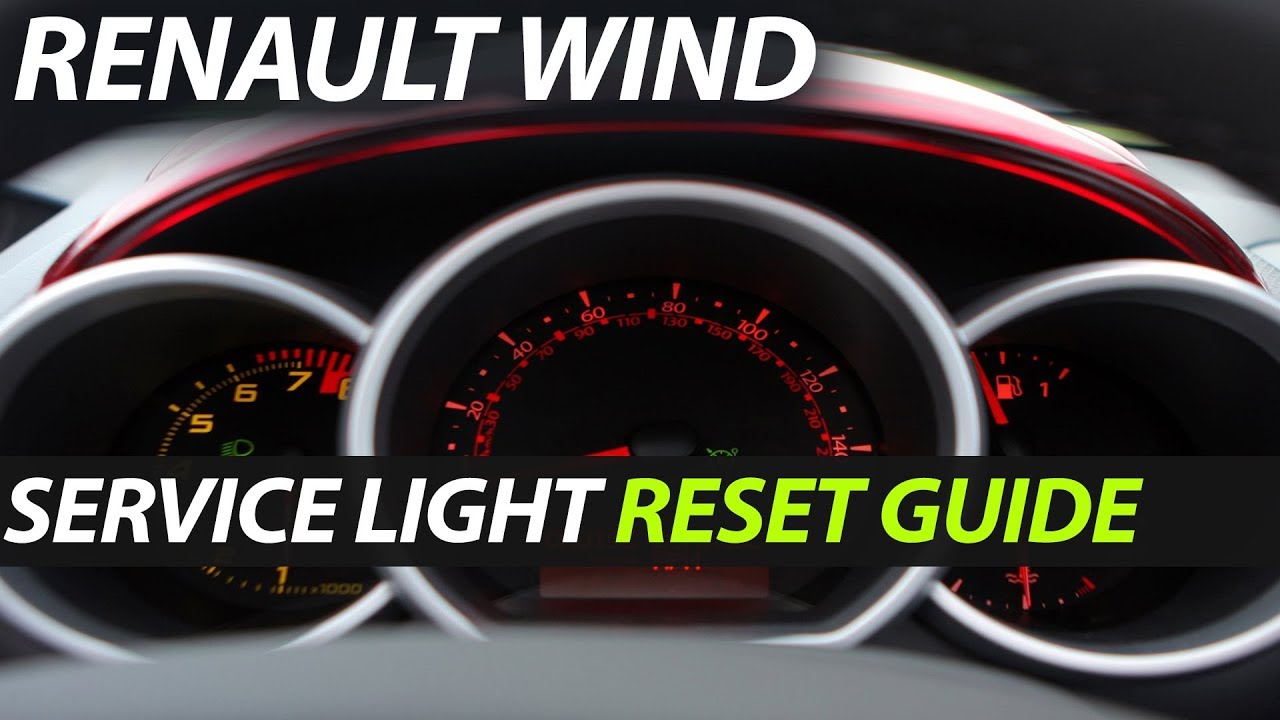 Renault Wind Service Light Reset Guide - YouTube