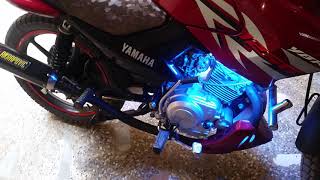 Yamaha ybr 125g fully modified with x acrapovic exhaust