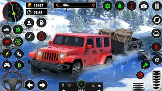 Jeep Driving Offroad 😱😱Simulator 2023 Luxury SUV 4x4 Prado Derby Mud and Rock#carracinggames screenshot 5