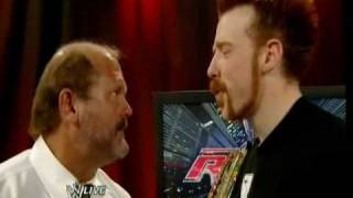 Josh Matthews interviews Arn Anderson and Sheamus interferences (RAW 07 05 2010)
