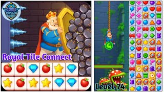 Royal Tile Connect Level 74: Gameplay Solution screenshot 5