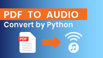 Pdf To Audio - Pdf To Audio Converter Using Python