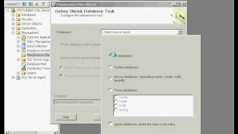 SQL Server 2008 - Maintenance Plan