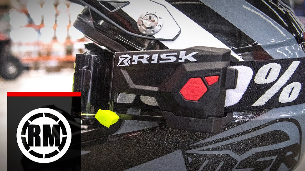 Risk Racing The Ripper Automatic Goggle Roll-Off System - YouTube