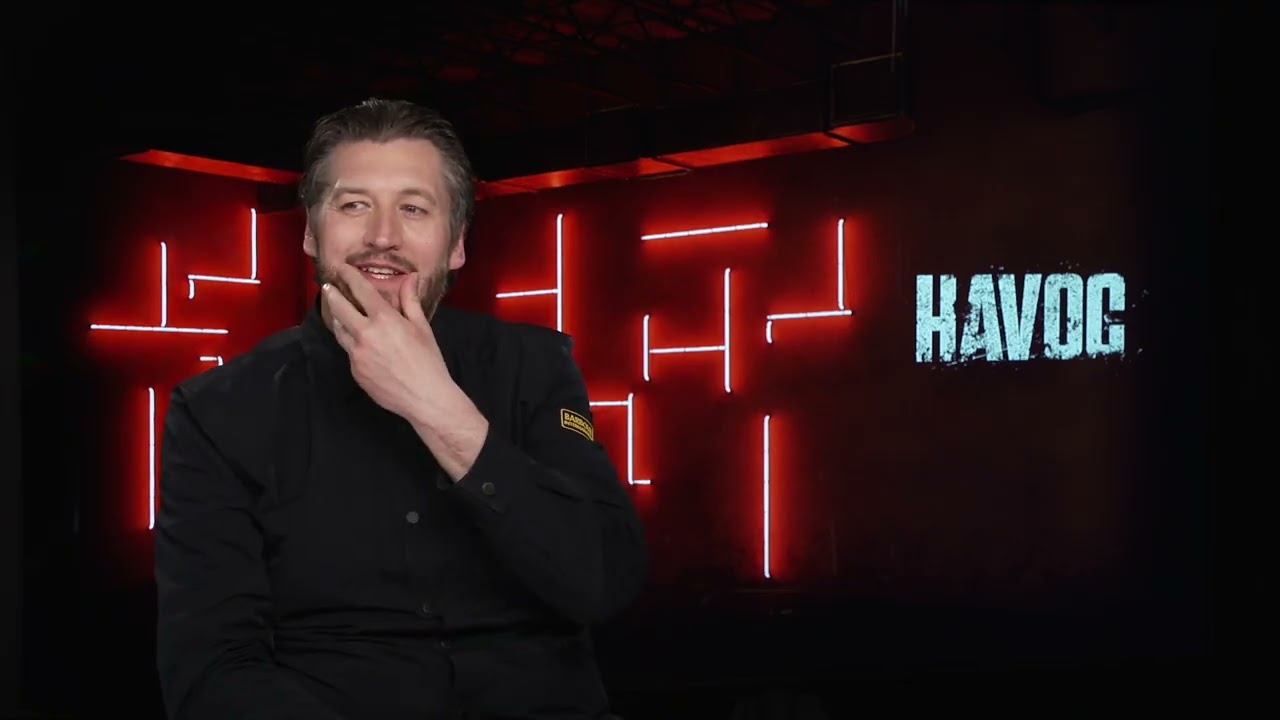 Action film director Gareth Evans talks about his new Tom Hardy / Netflix film HAVOC  w/ Tim Estiloz