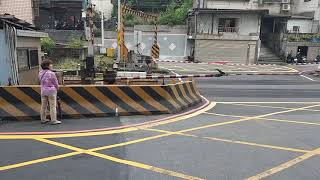 6901次藍R101藍色單柴電頭+兩節夾心莒光色行包專車+五節全藍行包專車行包專列