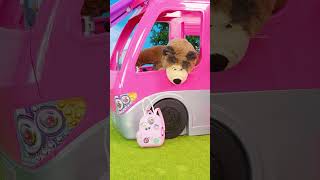 BARBIE y sus HERMANAS se van de ACAMPADA con su nueva CARAVANA ⛺️ CAT JUGUETES 😻 #barbie #barbiedoll