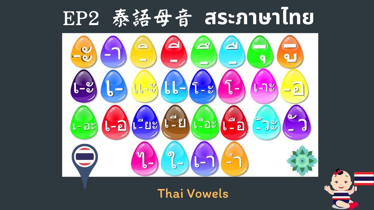 EP2 泰文母音全攻略 | 輕鬆掌握泰語發音 สระภาษาไทย