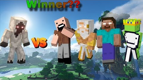 Minecraft: Herobrine vs Notch vs Entity 303 | Epic Final Battle