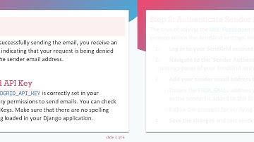 Solving the SendGrid Mail Sending Issue in Django Rest API