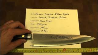 Misono Swedish 240mm Gyuto (Quick Review)