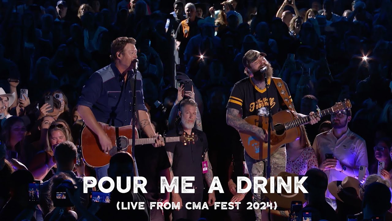 Post Malone (feat. Blake Shelton) - Pour Me A Drink [Live from CMA Fest 2024]