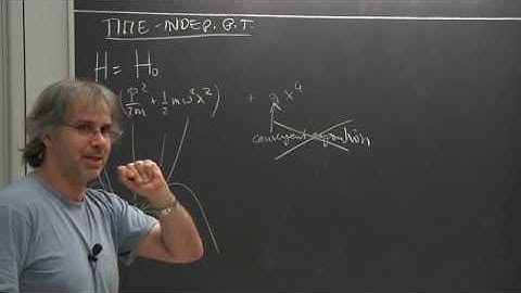 Advanced quantum mechanics Lecture 19 of 30