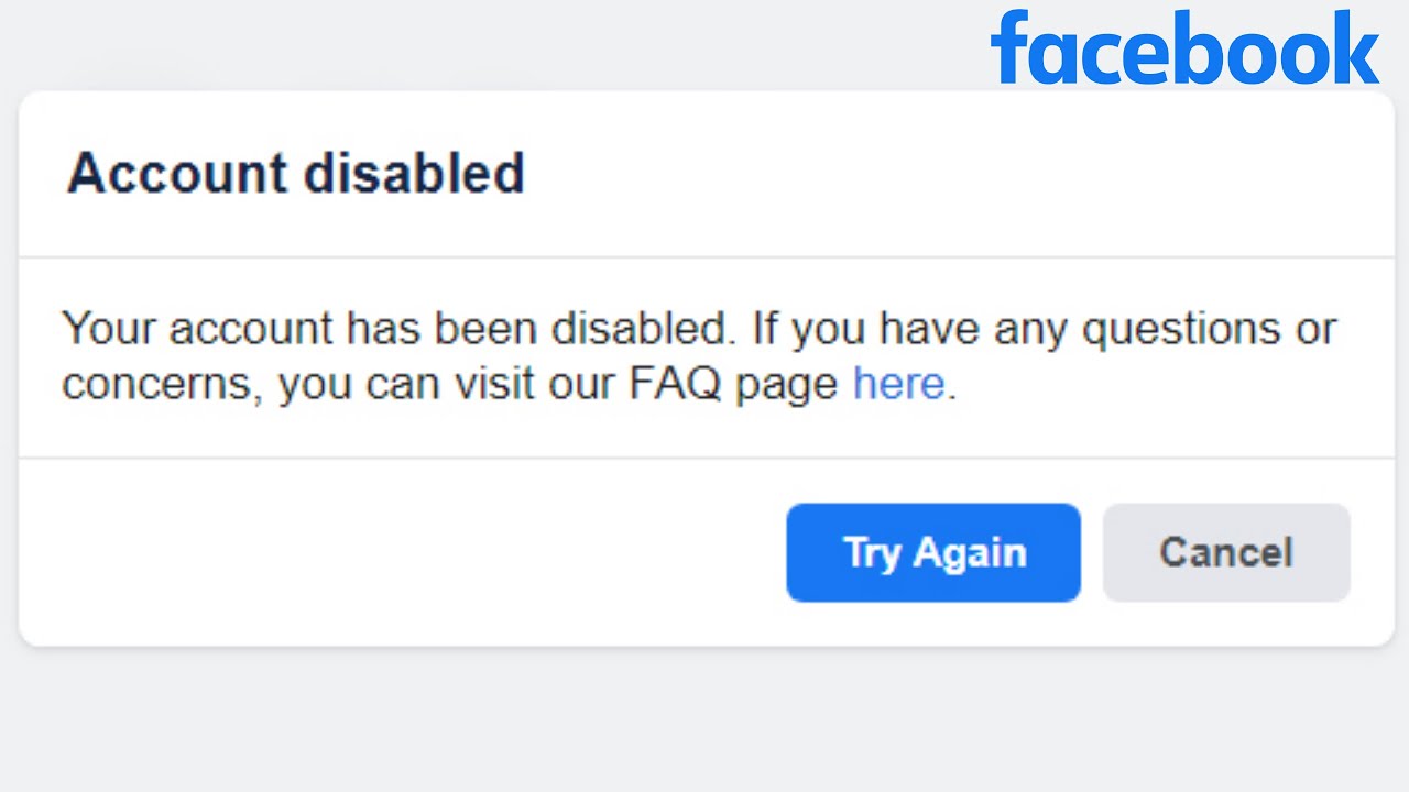 facebook review account disabled
