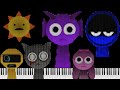 Sprunki GRAY Treatment Stage 🎹 | Piano Art Animation #piano #animation #sprunki