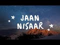 Jaan nisaar   short   ayan sengupta  ownvoice  new cover