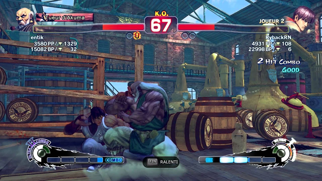Street Fighter IV | entik VS RybackRN