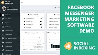 Facebook Messenger Marketing Software | Social Inboxing screenshot 3