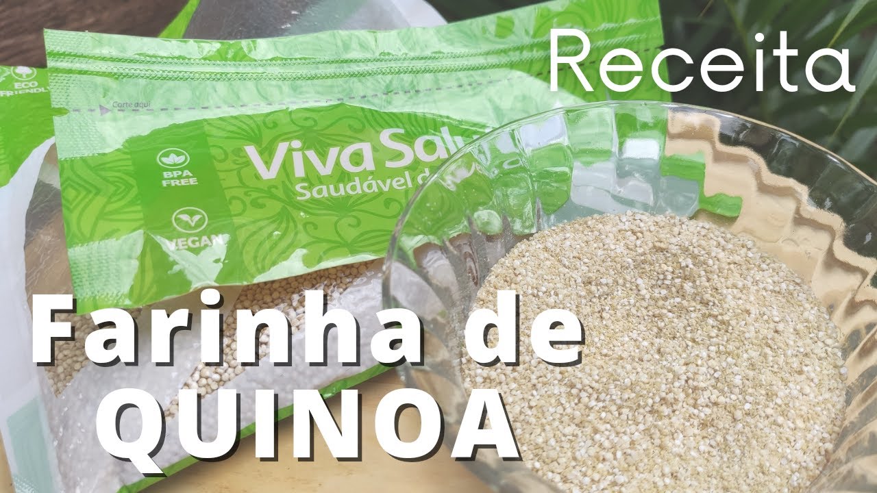 APRENDA A FAZER FARINHA DE QUINOA EM CASA! | RICA EM PROTEÍNAS