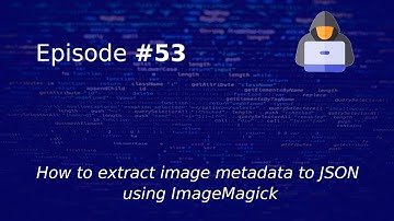 How to extract image metadata to JSON using ImageMagick
