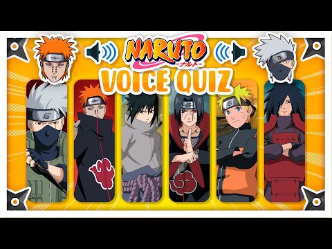 NARUTO VOICE QUIZ 🗣️🍜🦊 Guess the naruto character | Naruto/Naruto Shippuden Quiz!🍥