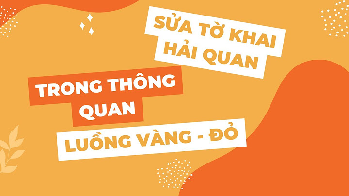 Hướng dẫn khai tờ khai hải quan khi vào lào