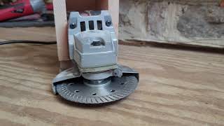 Diy Angle Grinder Jam Saw In Use