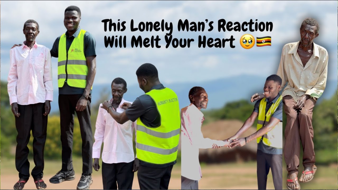 Он живёт один в заброшенном доме и спит на старых бумажных пакетах. Мы приехали, и он снова улыбн...