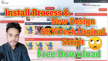 Install Process New Design SKYiTech Script | Free Download SKYiTech Php Script | 100% Working
