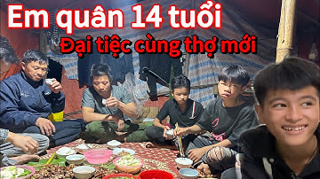 BẤT NGỜ! EM QUÂN 14 TUỔI CÔ ĐƠN TRONG RỪNG .TỔ CHỨC  TIỆC CHÀO MỪNG ĐỘI THỢ MỚI  TẠI NGÔI NHÀ 3 TẦNG