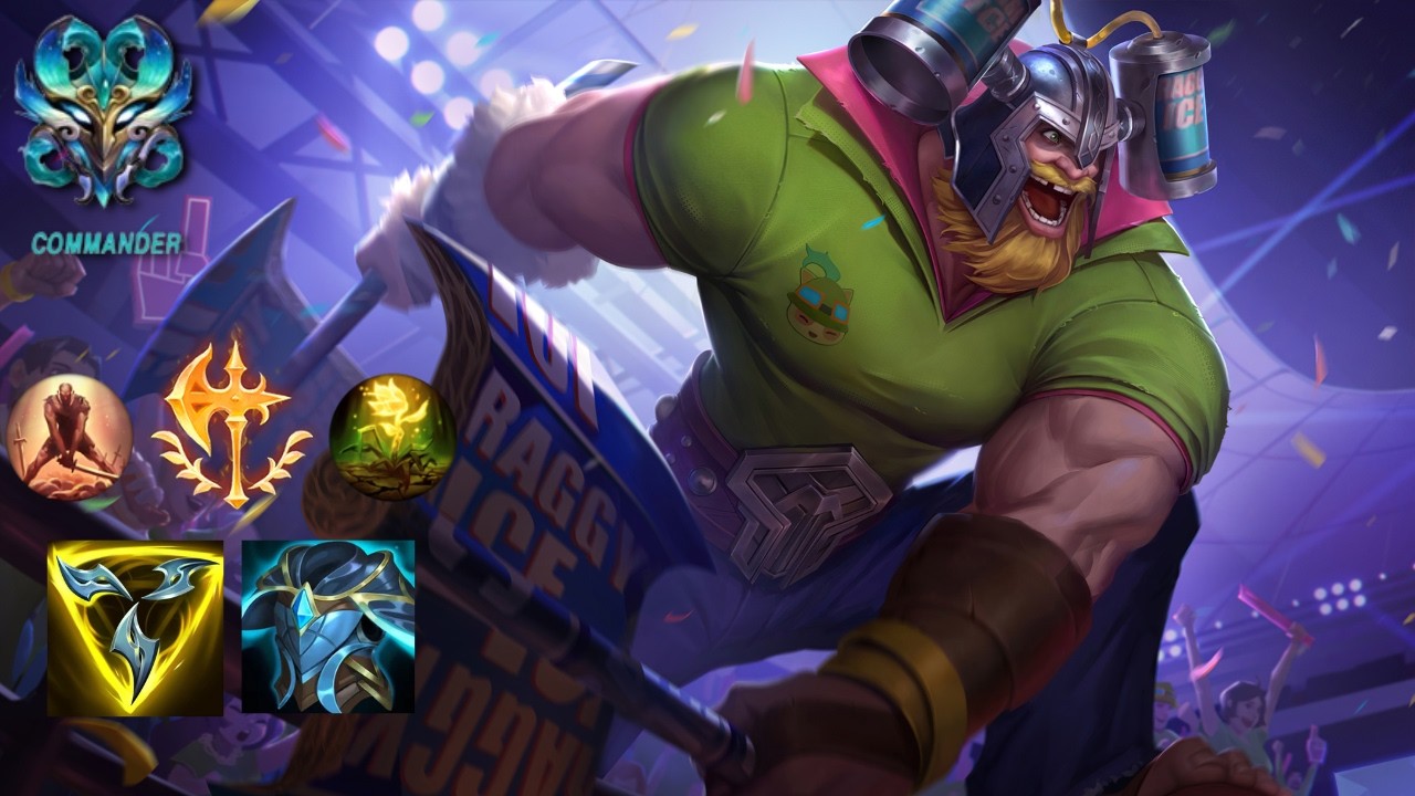 olaf top lane legendary rank (build&runes)