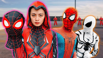 TEAM SPIDER-MAN vs BAD GUY TEAM 1.0 | When Spider-Man is Revealed !!! ( Live Action )