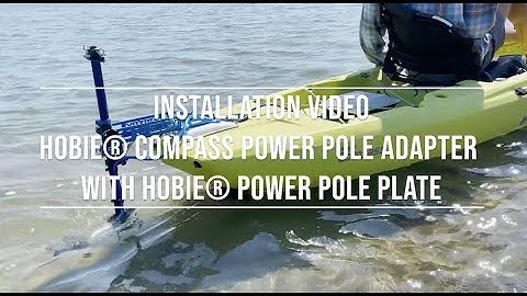Bixpy J-2 Installation: Hobie® Compass Adapter with Hobie® Power Pole Plate