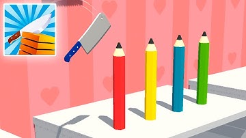 Slice it All! - All levels gameplay Walkthrough. (IOS, Android) | Levels 46-50